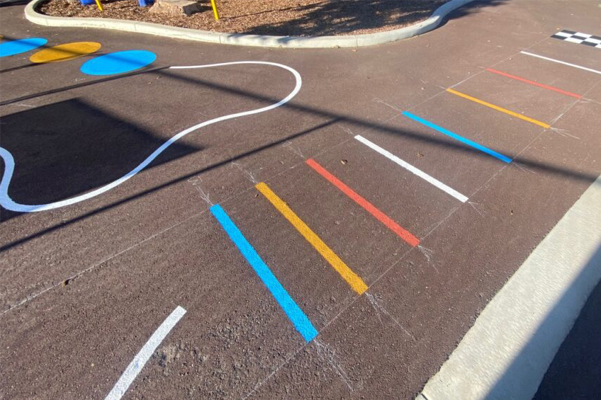 Marquage de ligne pour parcs, écoles et zones urbaines